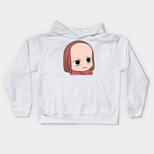 Big Forehead Anime Girl Meme Kids Hoodie